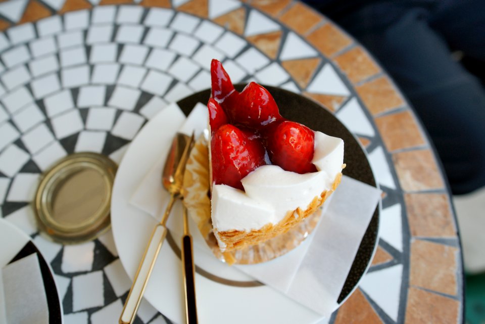 Japan, Saga prefecture, Dessert cake