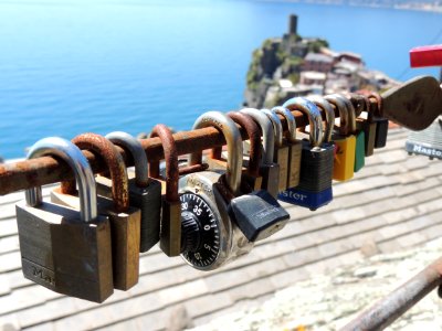 Cinqueterre, Italy, Locks