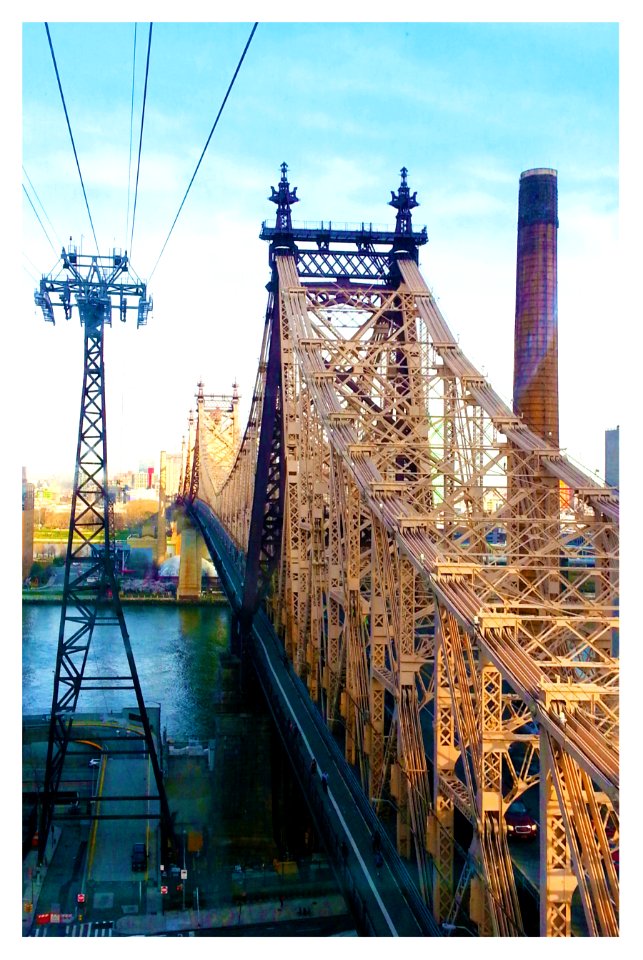 Roosevelt tramway, New york, Queensboro bridge
