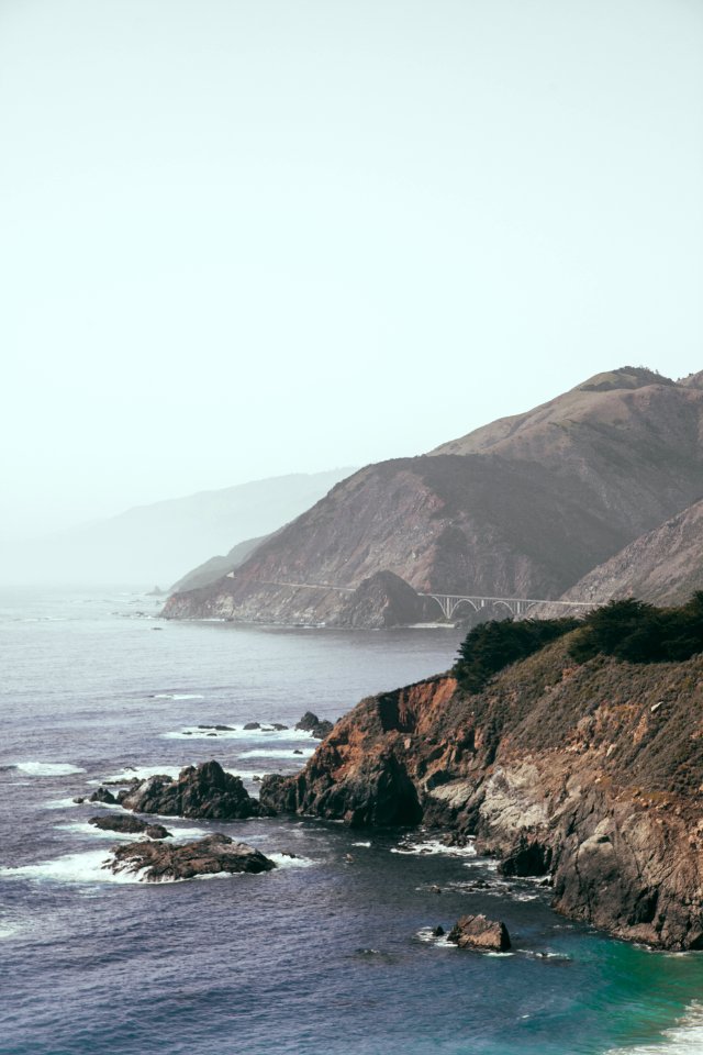 Big sur, Pacific ocean, Scape