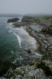 rock boulders near shore