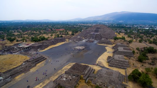 Pyramid of the sun, San juan teotihuacan de arista, Mexico photo