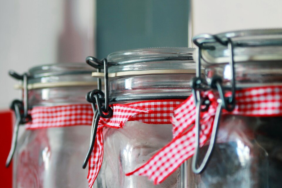 Jars kitchenware lid