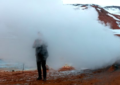 Icel, M vatn, Foggy photo