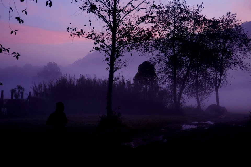 Ranca upas smart camp adventure, Indonesia, Dawn