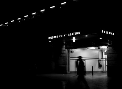 Train station, Sydney, Mile one point station