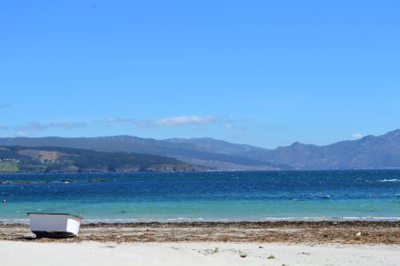 Playa langosteira, Fisterra, Spain photo