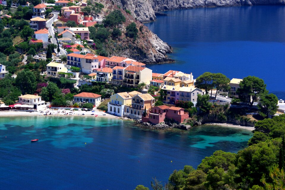 Island of kefalonia greece color