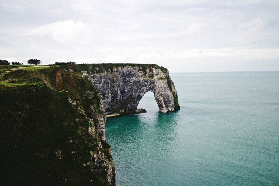 France, Les falaises detretat  norm, Tretat
