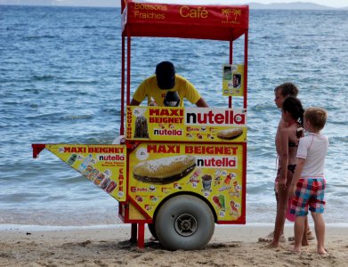 France, Plage de la garonne, Holliday photo