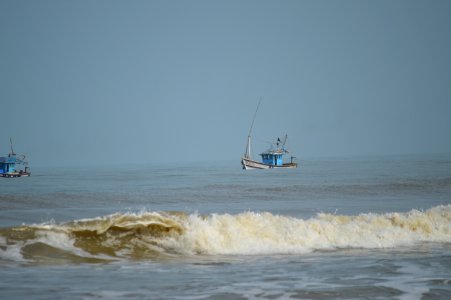 Goa, India, Rough ocean water
