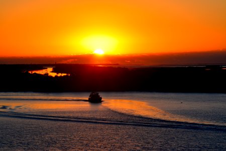 Boat, Beaufort nc, Sunrise photo