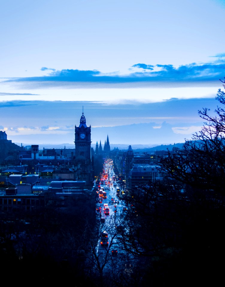 Princes street, Edinburgh, United kingdom