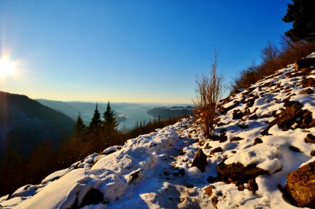 Angels rest, United states, Winter hiking photo