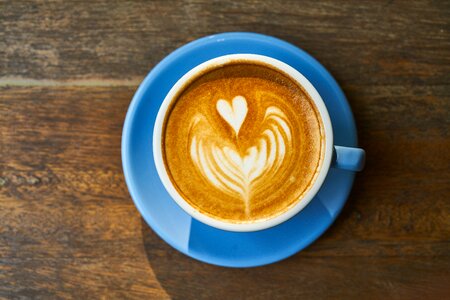 Caffeine morning cup photo