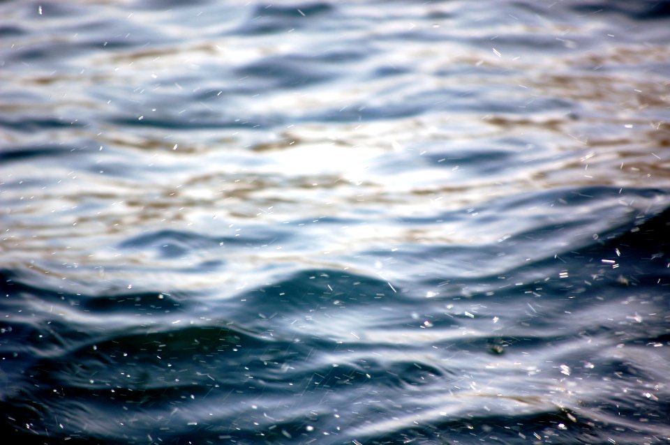 Surface, Lake, Spray