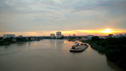 Yangon, Thaketa bridge, Myanmar burma
