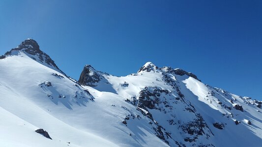 Parzinnspitze winter mountains