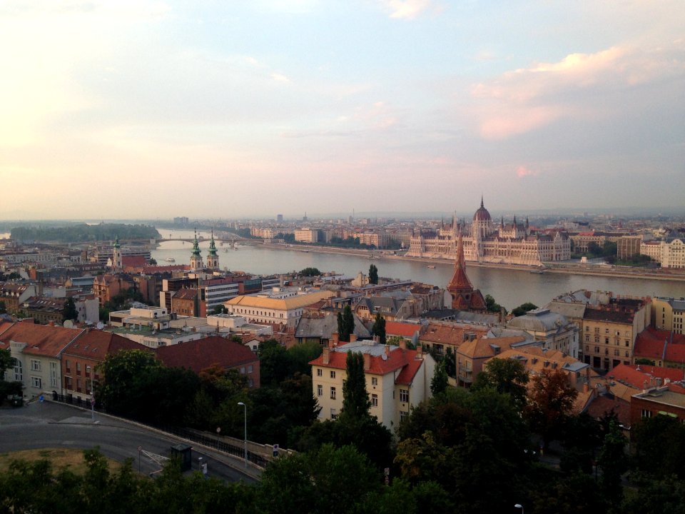 Budapest, Hungary, Zonsondergang