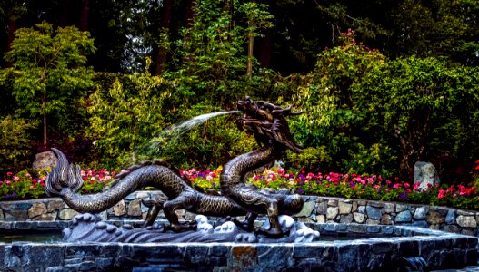 Butchart gardens, Brentwood bay, Fountain photo