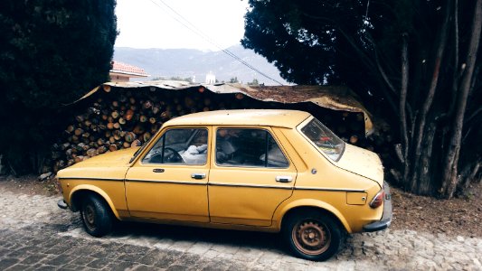 Ohrid, Macedonia fyrom , Yellow photo