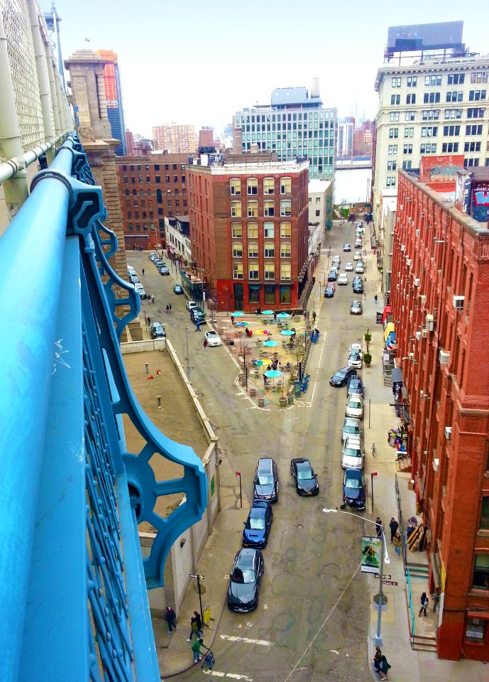 New york, Manhattan bridge, Brooklyn