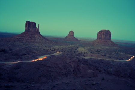 brown desert mountains during daytime photo