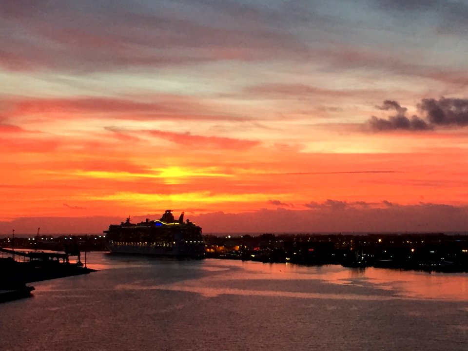 Ship, Sunrise