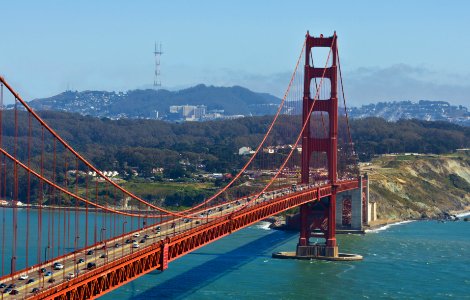 Golden gate view point, Mill valley, United states photo