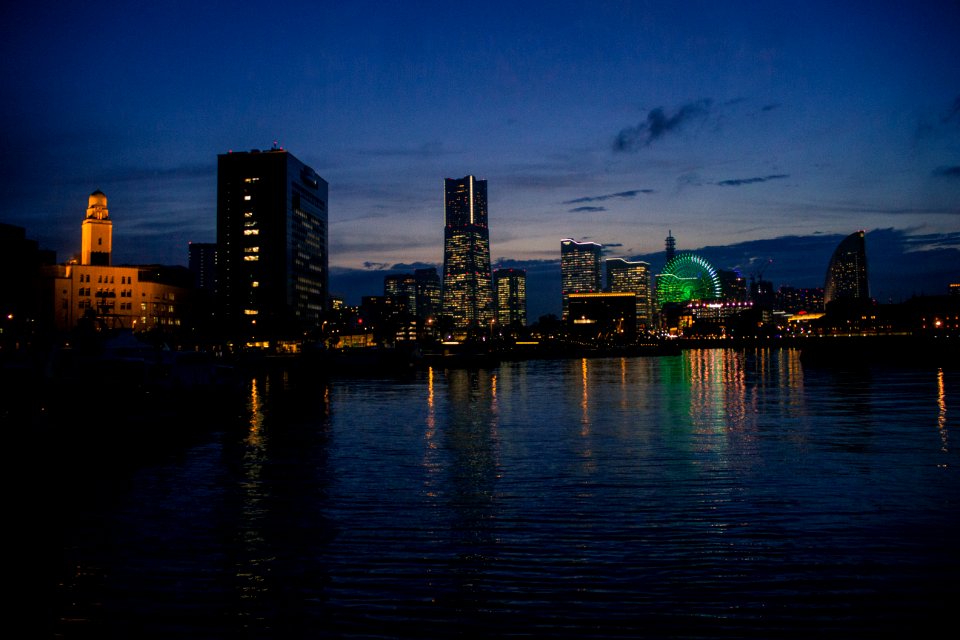 Japan, Yokohama, River
