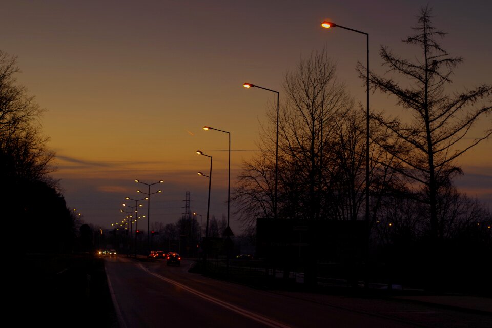 Cars night twilight