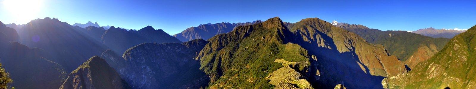 Machu picchu mountains, Machu picchu, Peru photo