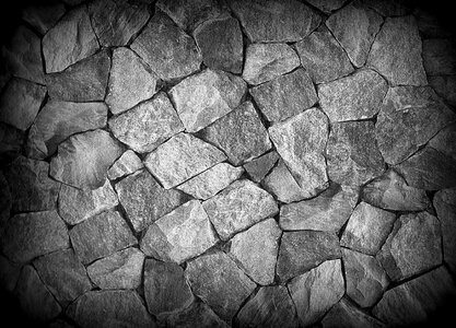 Stone wall wall grey