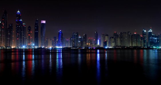 Dubai, United arab emirates, Night photo