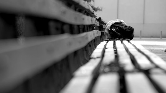 Flushing meadows corona park, United states, Black white photo