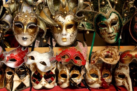 Venice, Italy, Masks photo