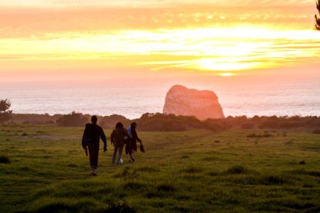 Big sur, United states, Sunset photo