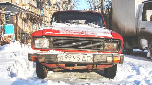 Ukraine, Kryvyi rih, Old car photo