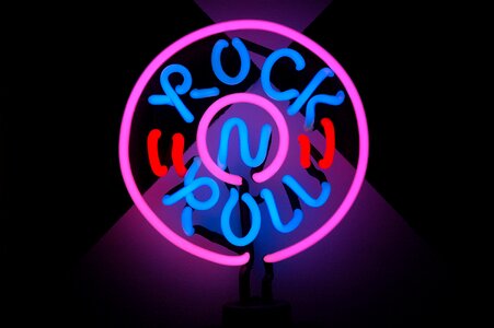 50's sign pink