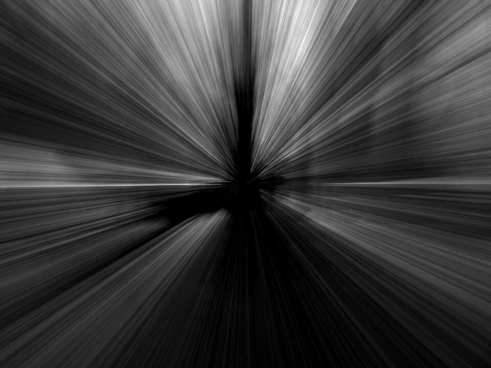 Black and white light pattern