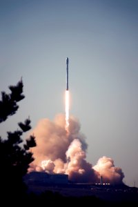 white missile launch during daytime photo