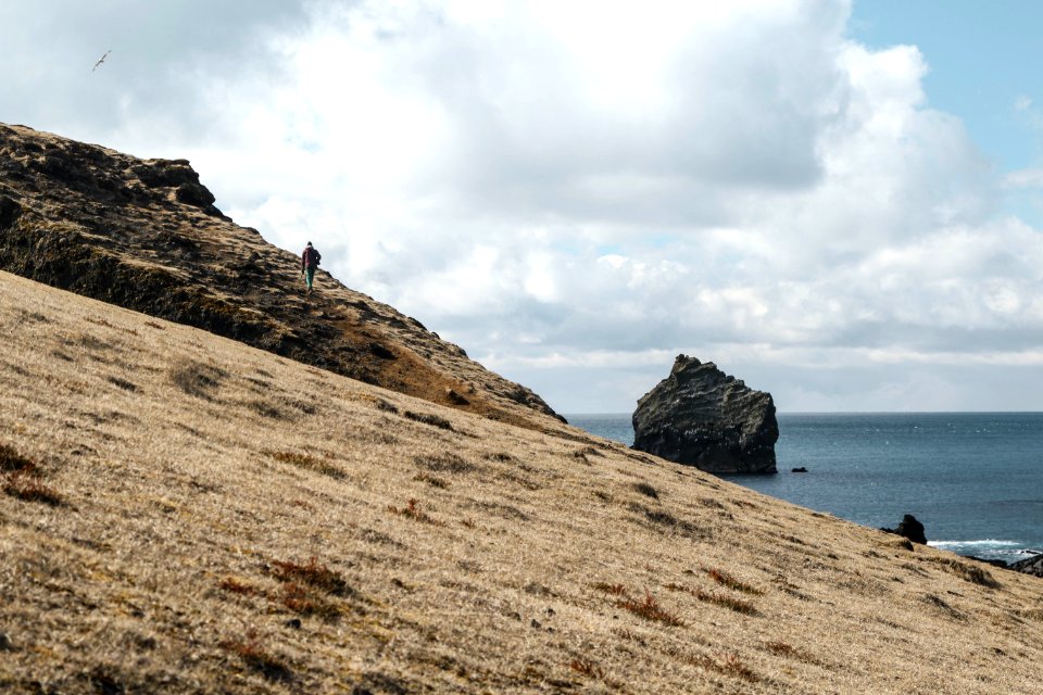 Hiking, Island, Shoreline