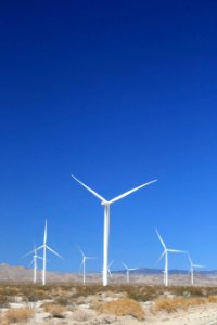 Anza berrego, Windmills, California desert photo
