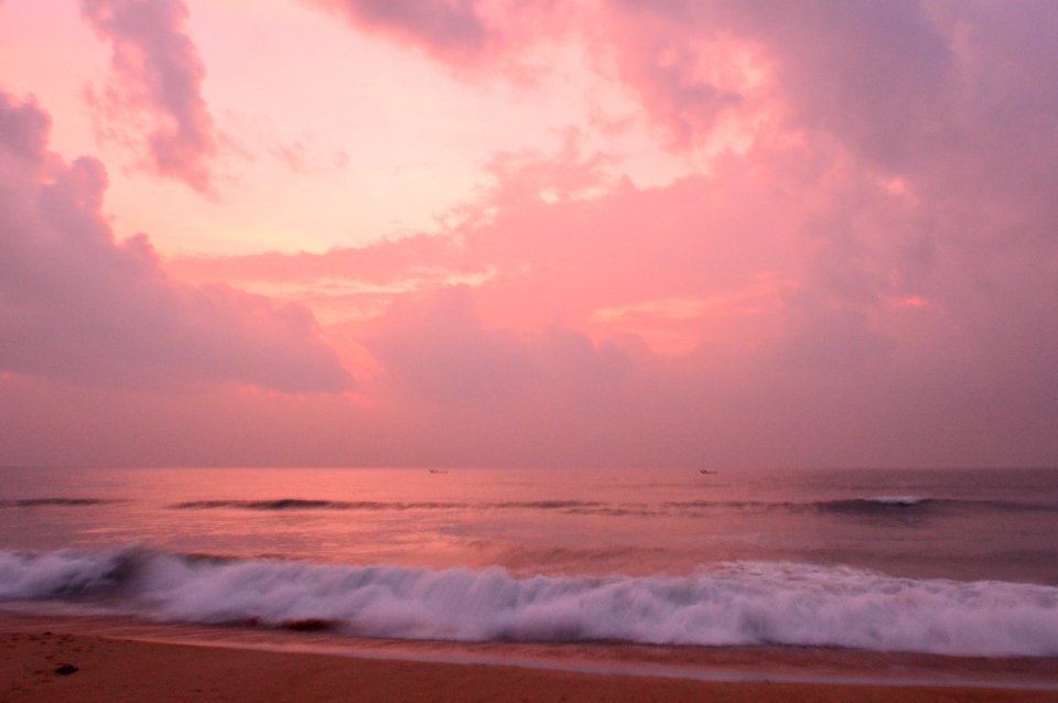 Ocean, Beach, Early morning photo