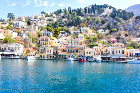 Symi, Greece, Sailing photo