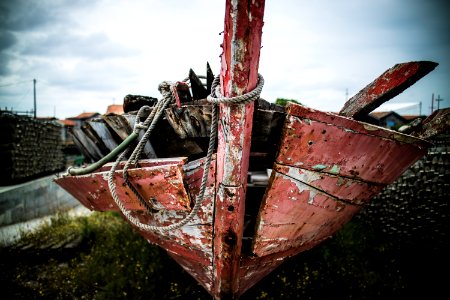 selective focus photography of brown wooden boat