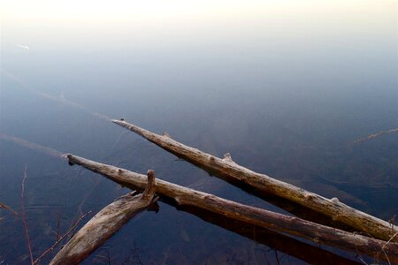 Nature reflection blue