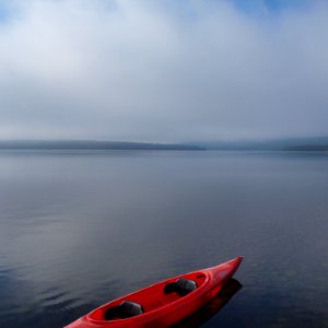 Rangeley lake, United states, Kayak