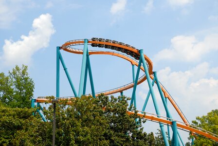 Amusement coaster park photo