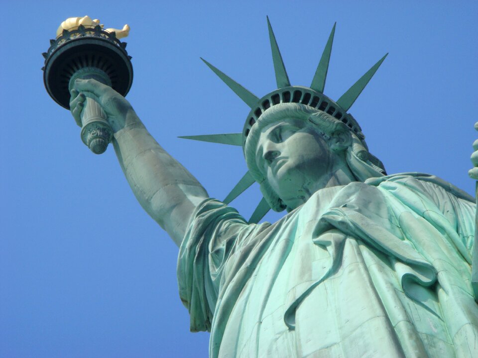 Freedom statue manhattan
